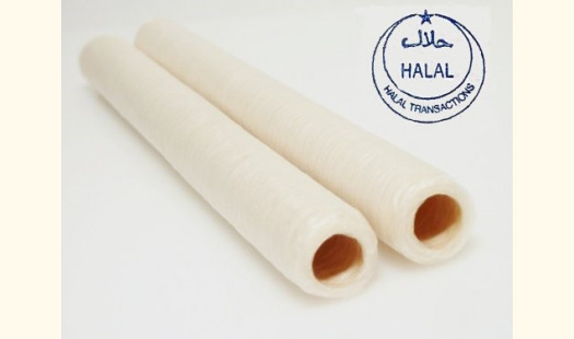 19mm Halal Collagen Sausage Skins Casings - 3 Pack - Over 120ft 